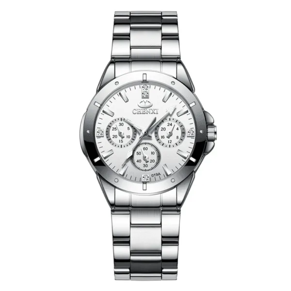Fashion Women Watches Luxury High Quality Diamond Luminous Ladies Watch Stainless Steel Waterproof Quartz Female Wristwatch 1