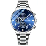 CHENXI Watches Stainless Steel Waterproof Date Clock