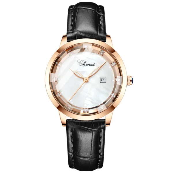 CHENXI Women Watch Brand Luxury Casual Leather Lady Waterproof Clock Women's Wristwatch Analog Quartz Watch Relogio Feminino 9