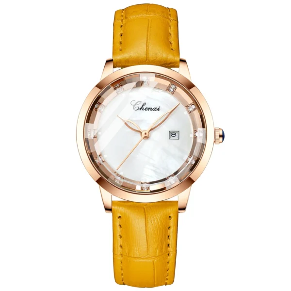 CHENXI Women Watch Brand Luxury Casual Leather Lady Waterproof Clock Women's Wristwatch Analog Quartz Watch Relogio Feminino 10