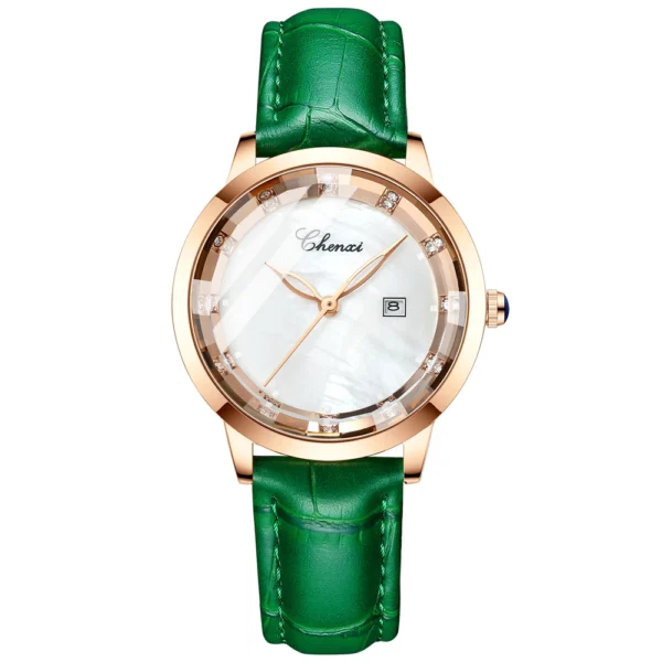 CHENXI Women Watch Brand Luxury Casual Leather Lady Waterproof Clock Women's Wristwatch Analog Quartz Watch Relogio Feminino 8