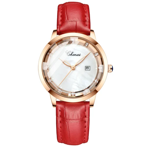 CHENXI Women Watch Brand Luxury Casual Leather Lady Waterproof Clock Women's Wristwatch Analog Quartz Watch Relogio Feminino 7