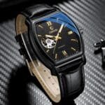 CHENXI 8815 Skeleton Tonneau Automatic Watch for Men - Image 5