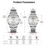 CHENXI 060 Luxury Two-Tone Quartz Watch - Image 5