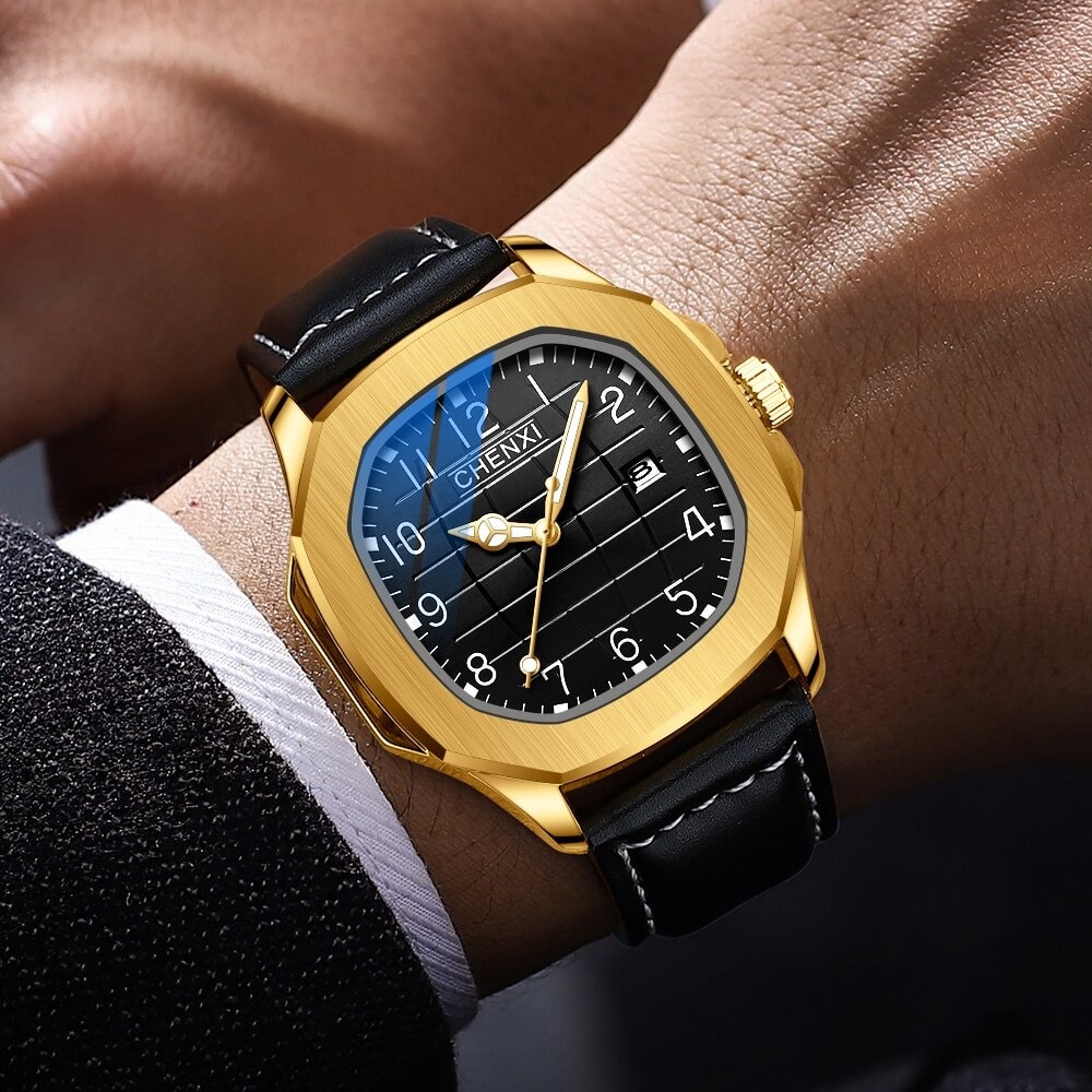 CHENXI Gold Watch Stainless Steel Quartz – CHENXI WATCHES