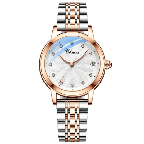 CHENXI 8833 Women's Fashion Automatic Diamond Mens Inlaid Waterproof Luminous Calendar Mechanical Watch Mechanical-watch 7