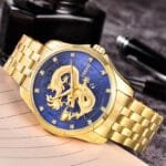 CHENXI Luxury Golden Quartz Watch Dragon 3