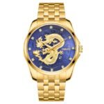 CHENXI Luxury Golden Quartz Watch Dragon 2