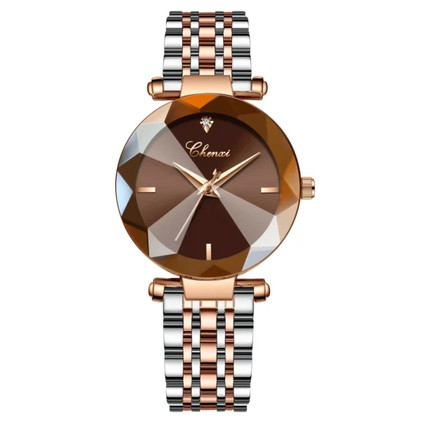 CX-309 CHENXI Women Rose Gold Watches Top Luxury Brand Waterproof Clock Quartz Watch Ladies Stainless Steel Wrist Watch Reloj 8