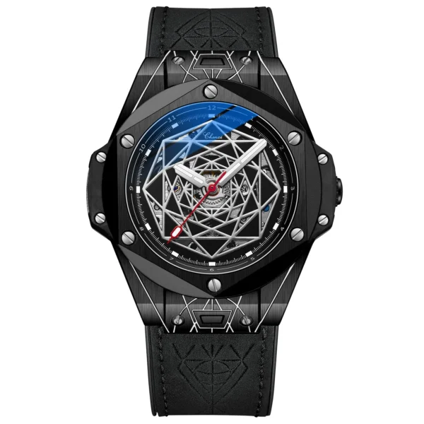 CHENXI New Men Automatic Business Watch Luxury Brand Fashion Leather Waterproof Mechanical Tourbillon Wristwatch Mens Watches 9