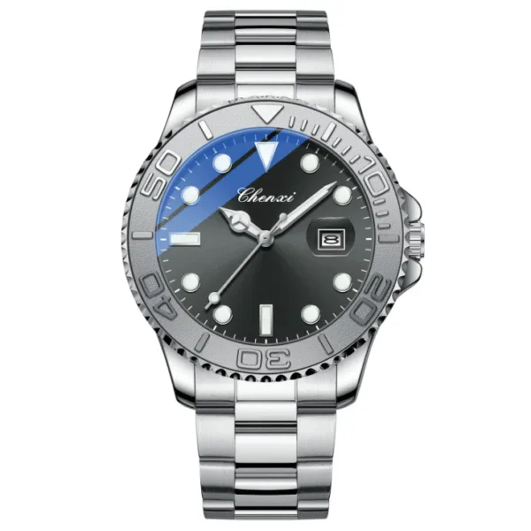 Chenxi 0015 Fashion Mens Transparent hollow bottom Watches Luxury Quartz Wristwatch Men Business Casual Watch Clock Gift 9