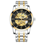 CHENXI 8802 Skeleton Automatic Watch with Luminous Dial