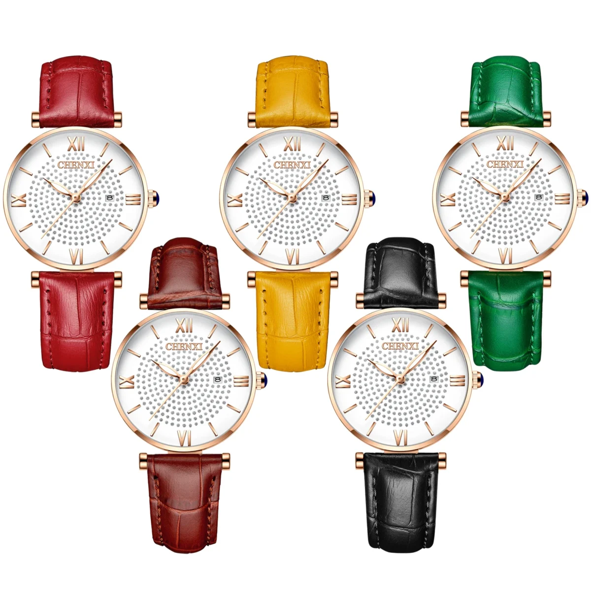 CHENXI Luxury Luminous Waterproof Women's Watch 6