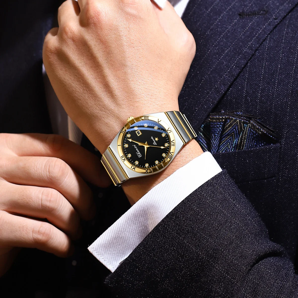 CHENXI Quartz Classic Waterproof Luminous Watch 2