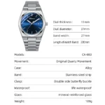 CHENXI Men's Quartz Waterproof Fashion Watch 3