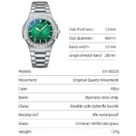 CHENXI Luxury Square Quartz Watch Men Wristwatches 3