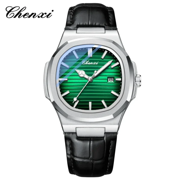 New Watches for Men Classic Simple Business Wristwatch CHENXI Leather Watch Gifts for Men High Quality Luminous Waterproof Clock 1