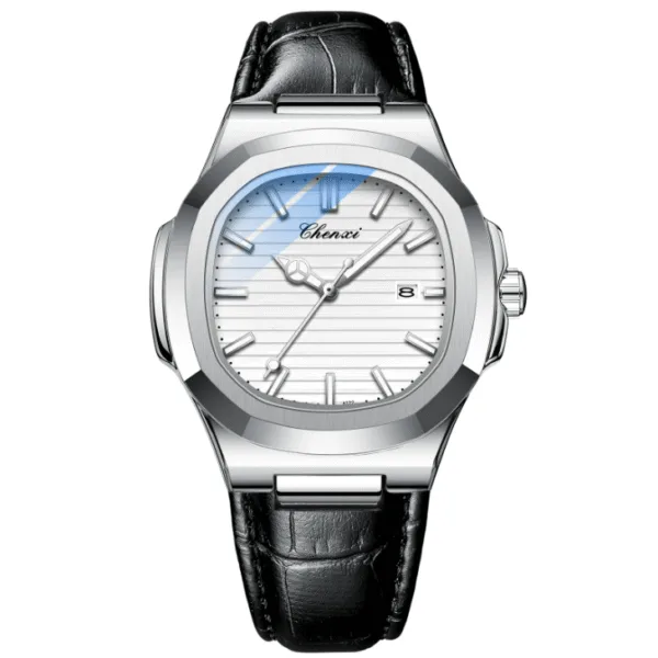 New Watches for Men Classic Simple Business Wristwatch CHENXI Leather Watch Gifts for Men High Quality Luminous Waterproof Clock 7