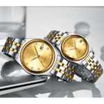 "2025 Men's Luxury Stainless Steel Quartz Watch – Waterproof 5