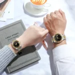 "2025 Men's Luxury Stainless Steel Quartz Watch – Waterproof 3