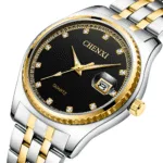 "2025 Men's Luxury Stainless Steel Quartz Watch – Waterproof 1