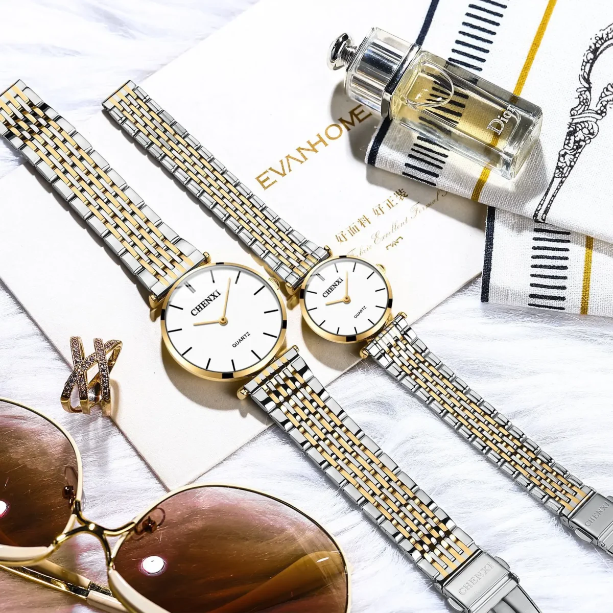 CHENXI Men's Luxury Full Steel Quartz Sports Watch 2