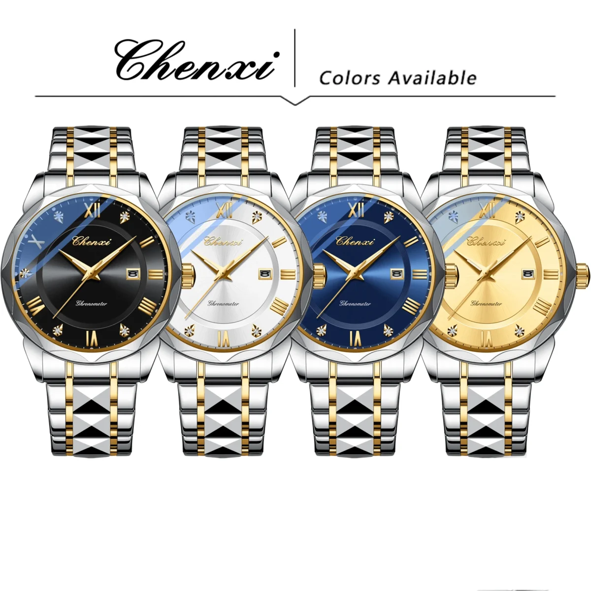 "CHENXI 2025 Men's Luxury Stainless Steel Watch – Waterproof 6