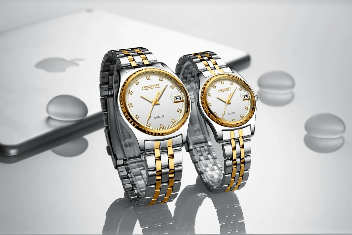 "2025 Men's Luxury Stainless Steel Quartz Watch – Waterproof 6