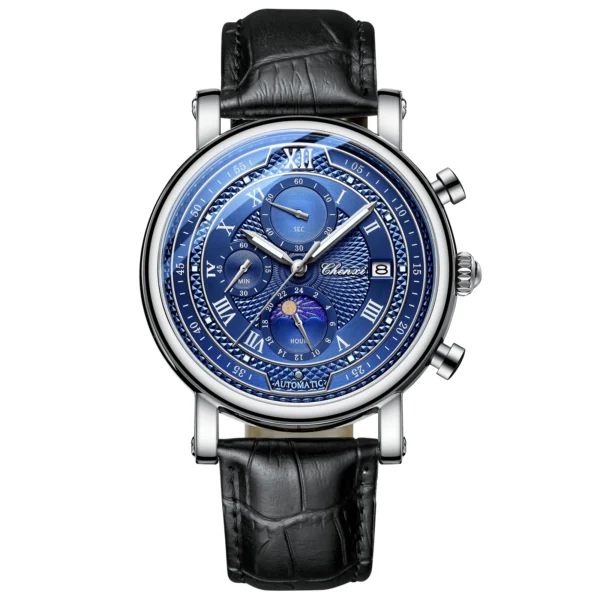 New Men's Chronograph Watch Top CHENXI Brand Casual Fashion Watches Sport Military Leather Quartz Wristwatches Business Male Clo 11