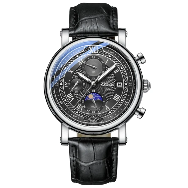 New Men's Chronograph Watch Top CHENXI Brand Casual Fashion Watches Sport Military Leather Quartz Wristwatches Business Male Clo 7