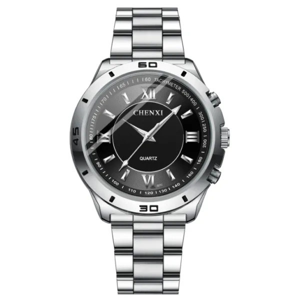 Fashion Chenxi Top Brand Men Women Full Stainless Steel Silver Quartz High Cost-effectiveness Simple Business Couple Wrist Watch 7