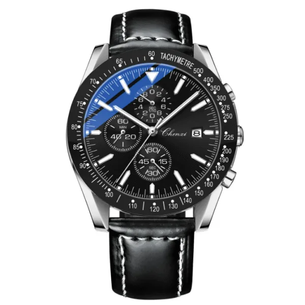 CHENXI 960 Men's Quartz Watch Multifunctional Sports Timing Waterproof Luminous Calendar Wristwatch 8