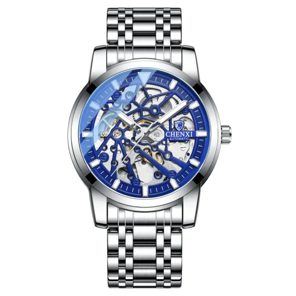 CHENXI Mens Watches Tourbillon Waterproof Automatic Mechanical Watch Men Top Brand Luxury Stainless Steel Business Wristwatch 11
