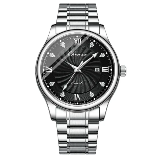 CHENXI Fashion Luxury Man Watch Business Waterproof Luminous Date Men Watch Stainless Steel Quartz Men's Watches 7
