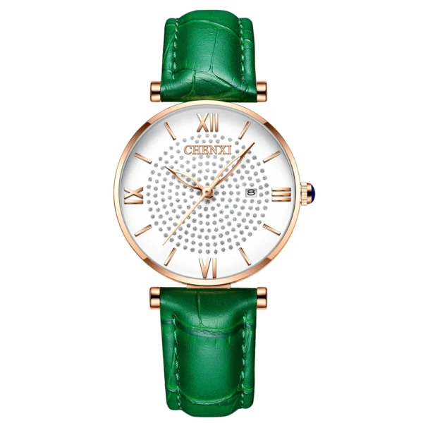 CHENXI New Luxury Ladies Watch Top Brand Waterproof Women Quartz Wrist Watch Fashion Simple Leather Dress Watches Reloj Mujer 10