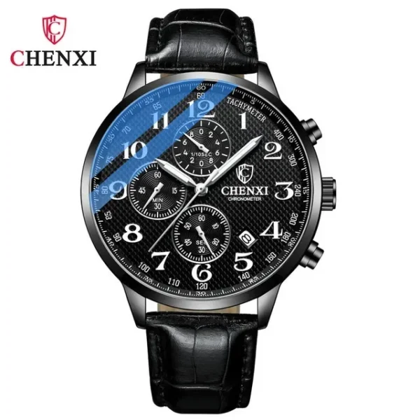 CHENXI 947 Man WristWatch Business Chronograph Men Watch Genuine Leather Sport Male Clock 8