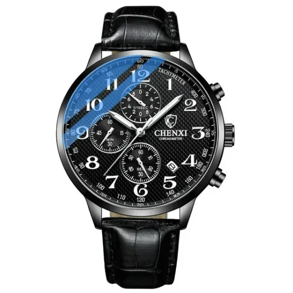 CHENXI 947 Man WristWatch Business Chronograph Men Watch Genuine Leather Sport Male Clock 8