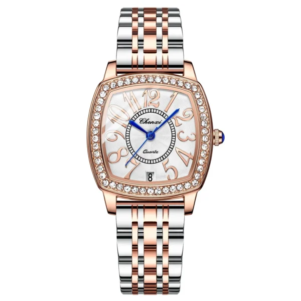 CX-316 CHENXI Fashion Ladies RoseGold Watches Top Brand Luxury Diamond Women Watch Stainless Steel Quartz Waterproof Wristwatch 12