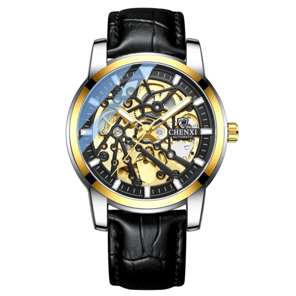 CHENXI Mens Watches Tourbillon Waterproof Automatic Mechanical Watch Men Top Brand Luxury Stainless Steel Business Wristwatch 9