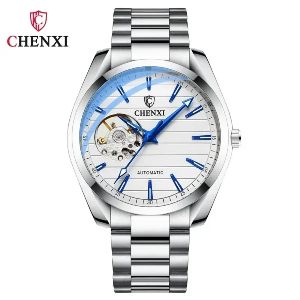 CHENXI 8806 Top Brand Men Automatic Mechanical Business Watches Stainless Steel Waterproof Men's Wristwatches Reloj Hombre 18