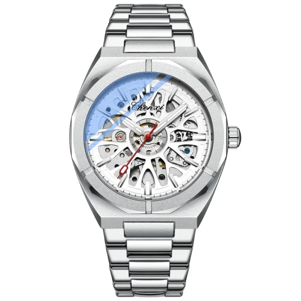NEW CHENXI Automatic Men's Mechanical Watch Tourbillon Clock Stainless Steel Waterproof Wristwatch Sport Men Top Luxury Watches 10