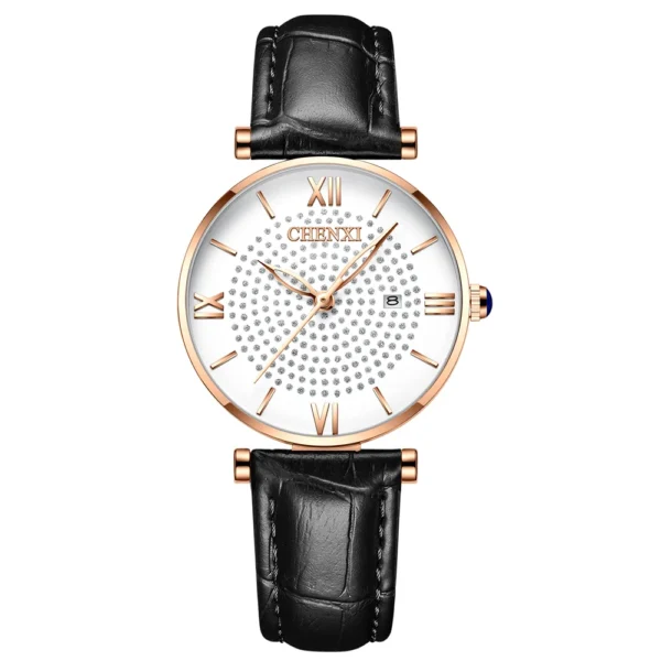 CHENXI New Luxury Ladies Watch Top Brand Waterproof Women Quartz Wrist Watch Fashion Simple Leather Dress Watches Reloj Mujer 8