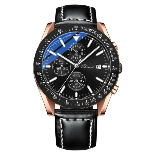 CHENXI 960 Men's Quartz Watch Multifunctional Sports Timing Waterproof Luminous Calendar Wristwatch 10