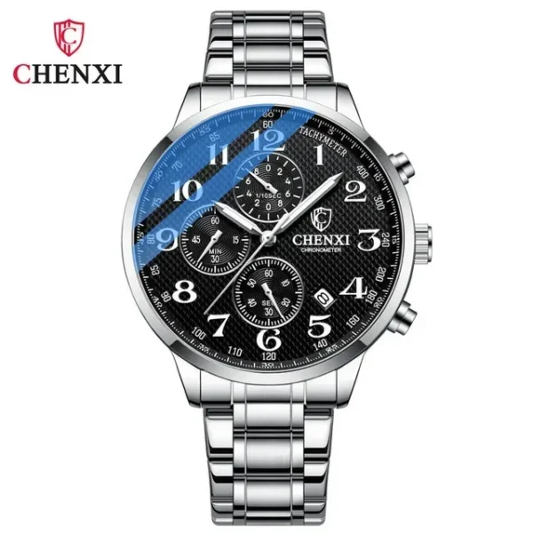 CHENXI 947 Man WristWatch Business Chronograph Men Watch Genuine Leather Sport Male Clock 13