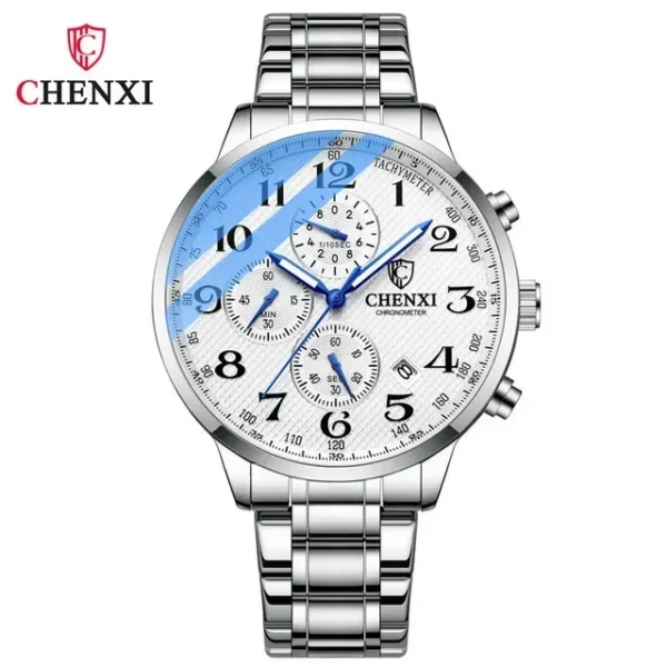 CHENXI 947 Man WristWatch Business Chronograph Men Watch Genuine Leather Sport Male Clock 12
