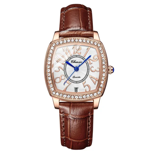 CX-316 CHENXI Fashion Ladies RoseGold Watches Top Brand Luxury Diamond Women Watch Stainless Steel Quartz Waterproof Wristwatch 9