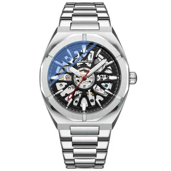 NEW CHENXI Automatic Men's Mechanical Watch Tourbillon Clock Stainless Steel Waterproof Wristwatch Sport Men Top Luxury Watches 7