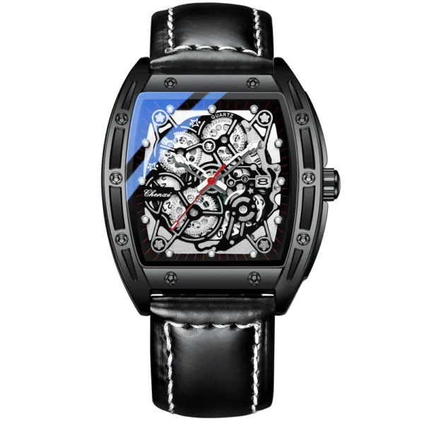 CHENXI Original Men Watch Top Brand Business Date Quartz Mens Watches Leather Waterproof Calendar Wristwatches Male Clock 9