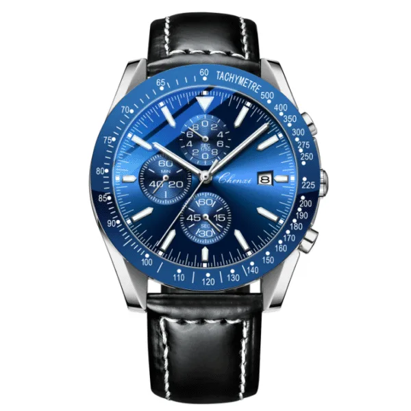 CHENXI 960 Men's Quartz Watch Multifunctional Sports Timing Waterproof Luminous Calendar Wristwatch 7
