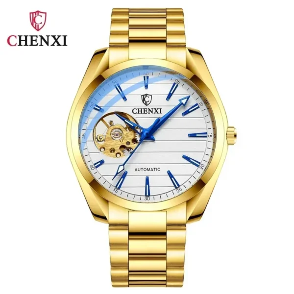 CHENXI 8806 Top Brand Men Automatic Mechanical Business Watches Stainless Steel Waterproof Men's Wristwatches Reloj Hombre 10